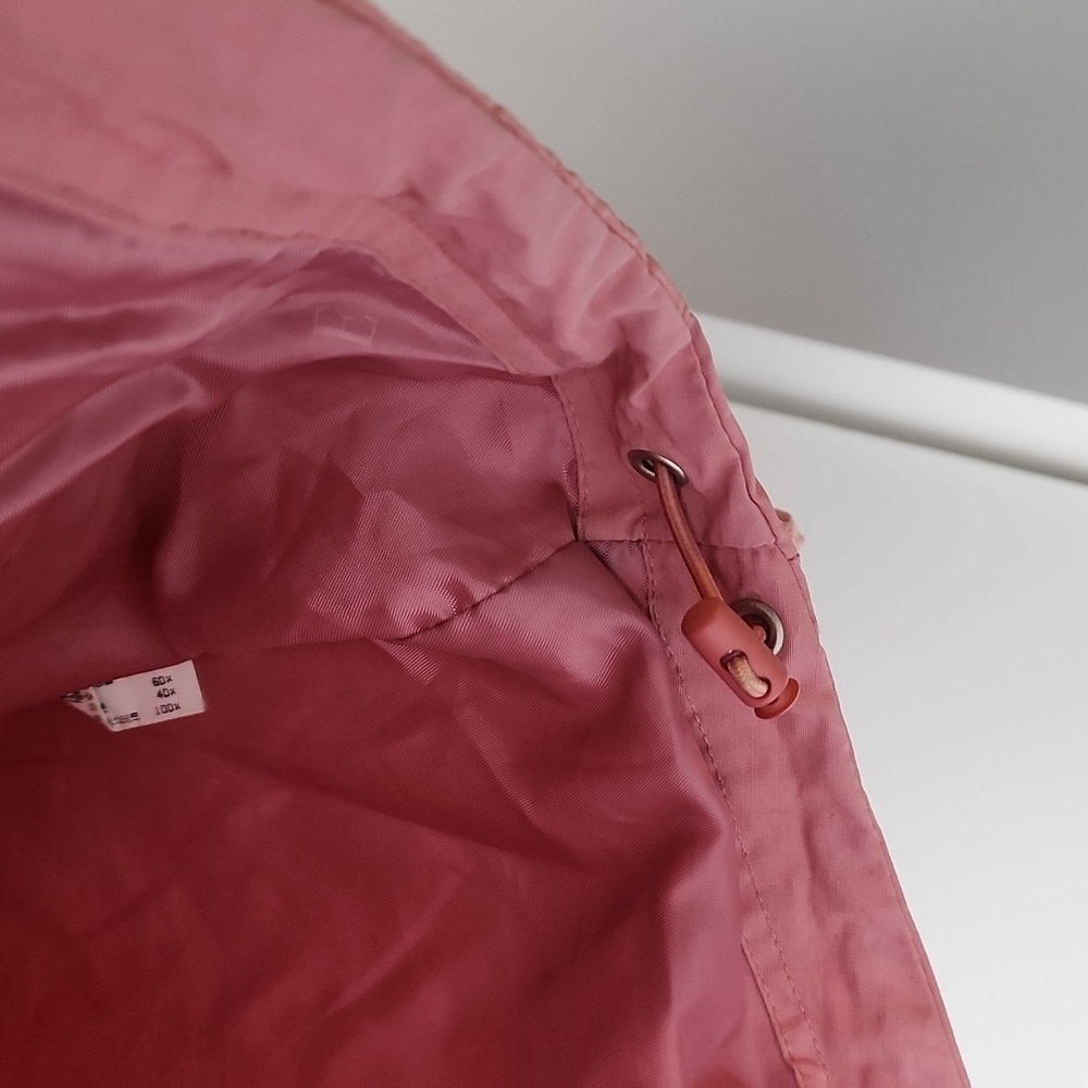 Vintage Elle Sports Pink Zip Up Mesh Oversized Windbreaker Jacket - Picture 4 of 8